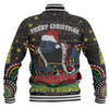 Penrith Panthers Christmas Custom Baseball Jacket - Christmas Knit Patterns Vintage Jersey Ugly Baseball Jacket