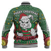South Sydney Rabbitohs Custom Baseball Jacket - Christmas Knit Patterns Vintage Jersey Ugly Baseball Jacket