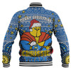 Gold Coast Titans Christmas Custom Baseball Jacket - Christmas Knit Patterns Vintage Jersey Ugly Baseball Jacket