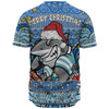 Cronulla-Sutherland Sharks Christmas Custom Baseball Shirt - Christmas Knit Patterns Vintage Jersey Ugly Baseball Shirt