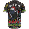 Penrith Panthers Christmas Custom Baseball Shirt - Christmas Knit Patterns Vintage Jersey Ugly Baseball Shirt