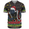 Penrith Panthers Christmas Custom Baseball Shirt - Christmas Knit Patterns Vintage Jersey Ugly Baseball Shirt