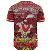 St. George Illawarra Dragons Christmas Custom Baseball Shirt - Christmas Knit Patterns Vintage Jersey Ugly Baseball Shirt