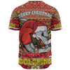 Redcliffe Dolphins Christmas Custom Baseball Shirt - Christmas Knit Patterns Vintage Jersey Ugly Baseball Shirt