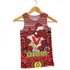 St. George Illawarra Dragons Christmas Custom Men Singlet - Christmas Knit Patterns Vintage Jersey Ugly Men Singlet