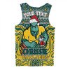 Australia Wallabies Christmas Custom Men Singlet - Christmas Knit Patterns Vintage Jersey Ugly Men Singlet