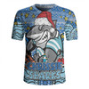 Cronulla-Sutherland Sharks Christmas Custom Rugby Jersey - Christmas Knit Patterns Vintage Jersey Ugly Rugby Jersey
