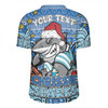 Cronulla-Sutherland Sharks Christmas Custom Rugby Jersey - Christmas Knit Patterns Vintage Jersey Ugly Rugby Jersey