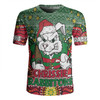 South Sydney Rabbitohs Custom Rugby Jersey - Christmas Knit Patterns Vintage Jersey Ugly Rugby Jersey