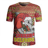 Redcliffe Dolphins Christmas Custom Rugby Jersey - Christmas Knit Patterns Vintage Jersey Ugly Rugby Jersey