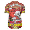 Redcliffe Dolphins Christmas Custom Rugby Jersey - Christmas Knit Patterns Vintage Jersey Ugly Rugby Jersey