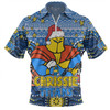 Gold Coast Titans Christmas Custom Zip Polo Shirt - Christmas Knit Patterns Vintage Jersey Ugly Zip Polo Shirt