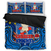 Newcastle Knights Christmas Custom Bedding Set - Christmas Knit Patterns Vintage Jersey Ugly Bedding Set