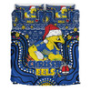 Parramatta Eels Christmas Custom Bedding Set - Christmas Knit Patterns Vintage Jersey Ugly Bedding Set