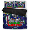 New Zealand Warriors Christmas Custom Bedding Set - Christmas Knit Patterns Vintage Jersey Ugly Bedding Set
