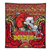 Redcliffe Dolphins Christmas Custom Quilt - Christmas Knit Patterns Vintage Jersey Ugly Quilt