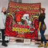 Redcliffe Dolphins Christmas Custom Quilt - Christmas Knit Patterns Vintage Jersey Ugly Quilt