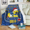 Parramatta Eels Christmas Custom Blanket - Christmas Knit Patterns Vintage Jersey Ugly Blanket