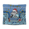Cronulla-Sutherland Sharks Christmas Custom Tapestry - Christmas Knit Patterns Vintage Jersey Ugly Tapestry