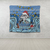 Cronulla-Sutherland Sharks Christmas Custom Tapestry - Christmas Knit Patterns Vintage Jersey Ugly Tapestry