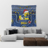 Parramatta Eels Christmas Custom Tapestry - Christmas Knit Patterns Vintage Jersey Ugly Tapestry