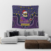 Melbourne Storm Christmas Custom Tapestry - Christmas Knit Patterns Vintage Jersey Ugly Tapestry