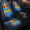 Gold Coast Titans Christmas Custom Car Seat Cover - Christmas Knit Patterns Vintage Jersey Ugly Car Seat Cover