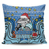 Cronulla-Sutherland Sharks Christmas Custom Pillow Cases - Christmas Knit Patterns Vintage Jersey Ugly Pillow Cases
