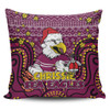 Manly Warringah Sea Eagles Christmas Custom Pillow Cases - Christmas Knit Patterns Vintage Jersey Ugly Pillow Cases