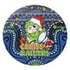 Canberra Raiders Christmas Custom Round Rug - Christmas Knit Patterns Vintage Jersey Ugly Round Rug