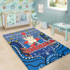 Newcastle Knights Christmas Custom Area Rug - Christmas Knit Patterns Vintage Jersey Ugly Area Rug