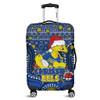Parramatta Eels Christmas Custom Luggage Cover - Christmas Knit Patterns Vintage Jersey Ugly Luggage Cover