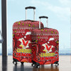 St. George Illawarra Dragons Christmas Custom Luggage Cover - Christmas Knit Patterns Vintage Jersey Ugly Luggage Cover