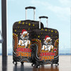 Wests Tigers Christmas Custom Luggage Cover - Christmas Knit Patterns Vintage Jersey Ugly Luggage Cover
