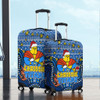 Gold Coast Titans Christmas Custom Luggage Cover - Christmas Knit Patterns Vintage Jersey Ugly Luggage Cover