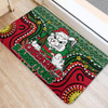 South Sydney Rabbitohs Custom Doormat - Christmas Knit Patterns Vintage Jersey Ugly Doormat