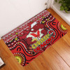 St. George Illawarra Dragons Christmas Custom Doormat - Christmas Knit Patterns Vintage Jersey Ugly Doormat