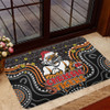 Wests Tigers Christmas Custom Doormat - Christmas Knit Patterns Vintage Jersey Ugly Doormat