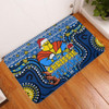 Gold Coast Titans Christmas Custom Doormat - Christmas Knit Patterns Vintage Jersey Ugly Doormat