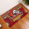 Redcliffe Dolphins Christmas Custom Doormat - Christmas Knit Patterns Vintage Jersey Ugly Doormat