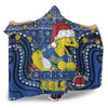 Parramatta Eels Christmas Custom Hooded Blanket - Christmas Knit Patterns Vintage Jersey Ugly Hooded Blanket