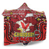 St. George Illawarra Dragons Christmas Custom Hooded Blanket - Christmas Knit Patterns Vintage Jersey Ugly Hooded Blanket