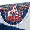 Sydney Roosters Christmas Custom Beach Blanket - Christmas Knit Patterns Vintage Jersey Ugly Beach Blanket