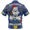 Canterbury-Bankstown Bulldogs Christmas Custom Hawaiian Shirt - Christmas Knit Patterns Vintage Jersey Ugly Hawaiian Shirt
