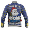 Canterbury-Bankstown Bulldogs Christmas Custom Baseball Jacket - Christmas Knit Patterns Vintage Jersey Ugly Baseball Jacket