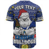 Canterbury-Bankstown Bulldogs Christmas Custom Baseball Shirt - Christmas Knit Patterns Vintage Jersey Ugly Baseball Shirt