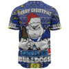Canterbury-Bankstown Bulldogs Christmas Custom Baseball Shirt - Christmas Knit Patterns Vintage Jersey Ugly Baseball Shirt