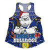 Canterbury-Bankstown Bulldogs Christmas Custom Women Racerback Singlet - Christmas Knit Patterns Vintage Jersey Ugly Women Racerback Singlet