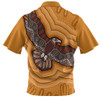 Australia Eagle Aboriginal Polo Shirt - Aboriginal Eagles With Dot Painting Pattern Polo Shirt
