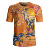 Australia Kangaroo Aboriginal Rugby Jersey - Australia Kangaroo And Goanna Rugby Jersey